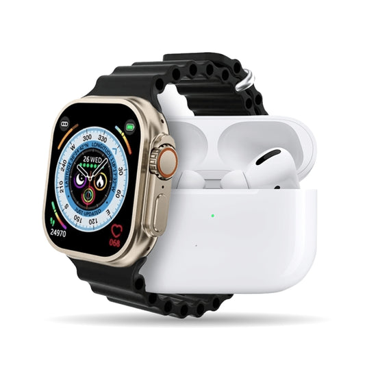 I20 Ultra Smart Watch With Airpods pro & 7 Straps